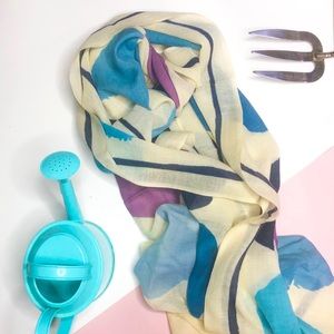 Anthropologie NWT scarf by Ahujasons, Painted